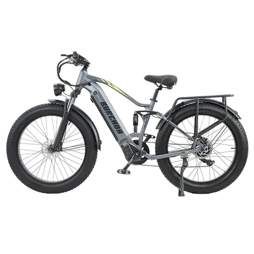 BURCHDA RX80 1000W Mountain Electric Bike for Adults 48V 17.5Ah All Terrain 26'' Fat Tire E-Bike